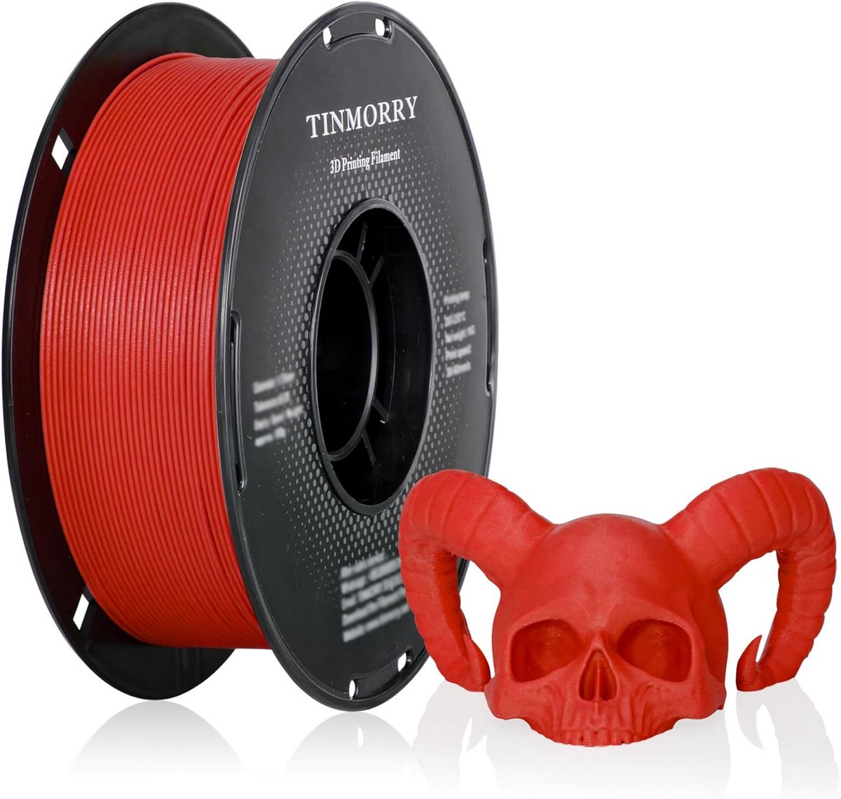 PETG GF 1.75mm Filament met Glasvezel voor Hoge Slagvastheid 1kg Frosted Rood