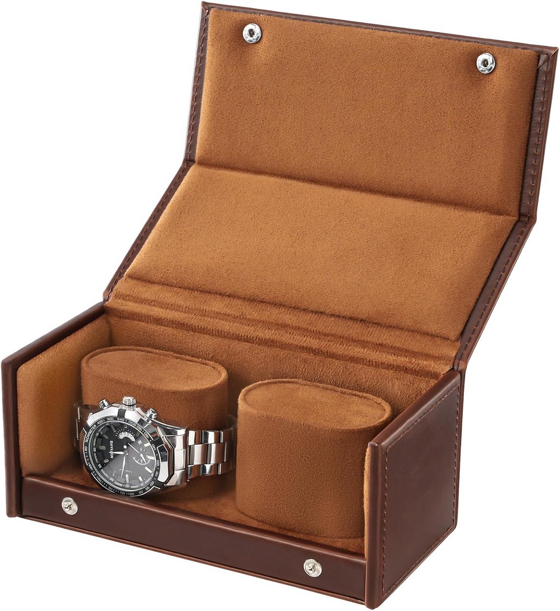 Reisdoos voor Horloges met 2 Vakken, Schokbestendig