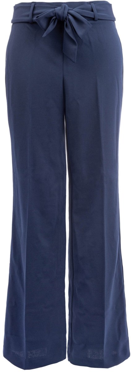 NED Broek Casper Crepe Woven Elastan 26s2 U245 01 Marine Dames Maat - 3XL