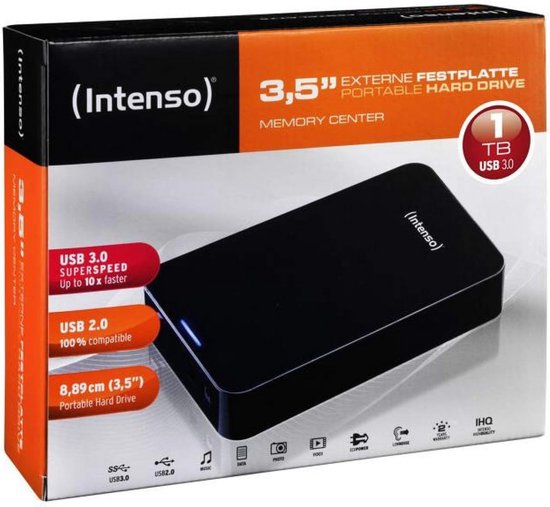 Externe harde schijf 1TB - 3.5 inch, USB 3.0, 5400rpm, 32MB Cache — afbeelding 4