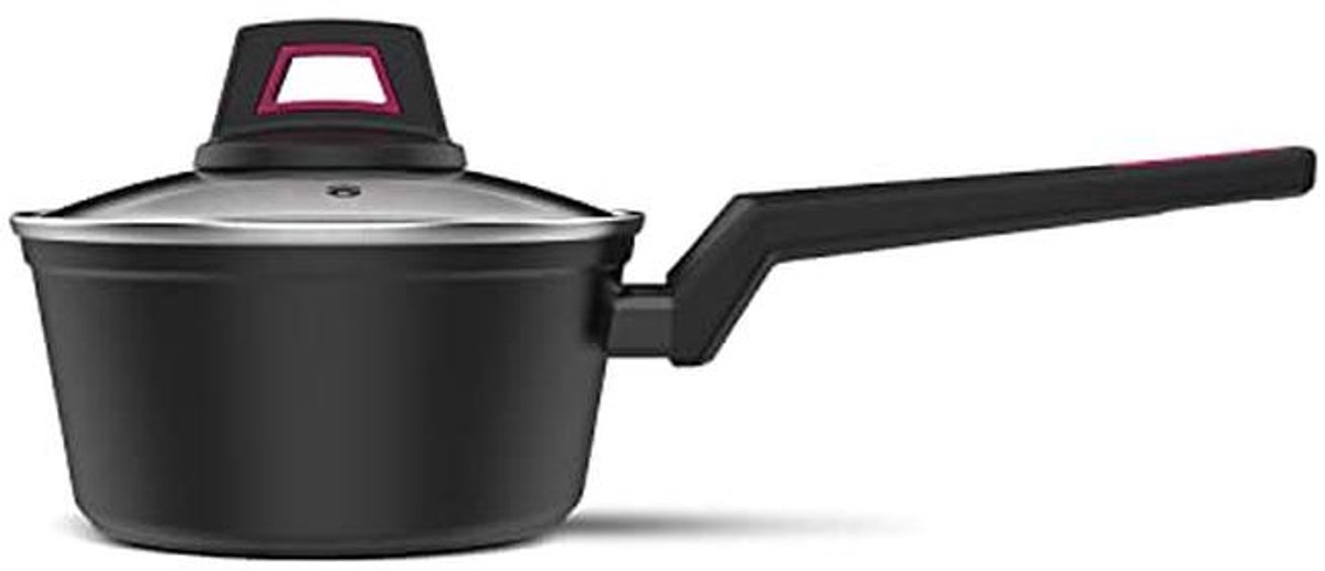 Aluminium stoofpan 18 cm met antiaanbaklaag voor alle warmtebronnen
