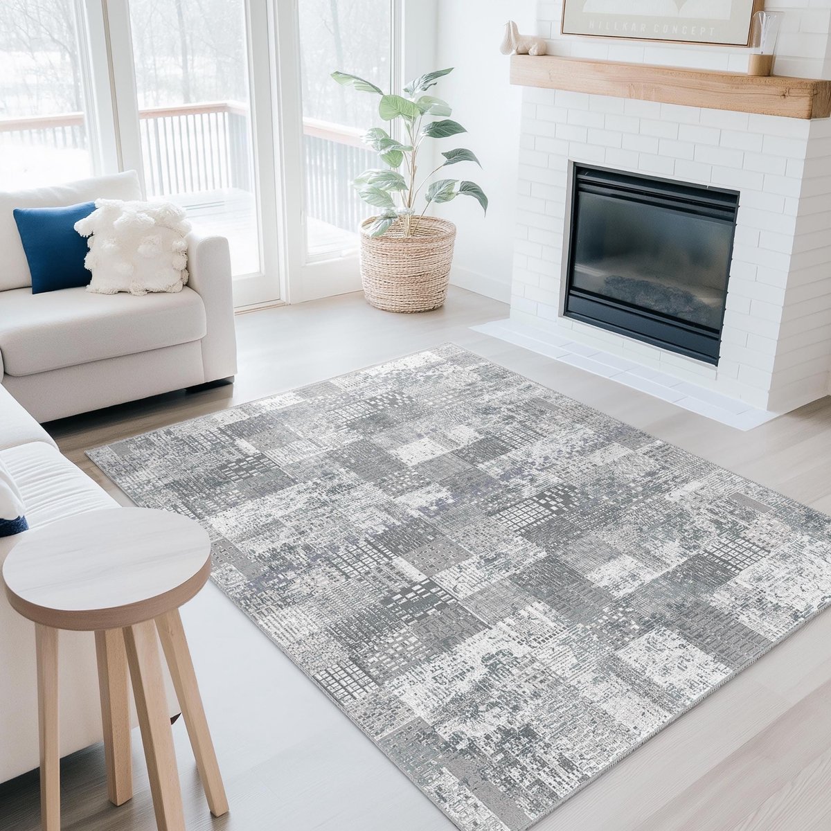 Mila Home - Tapijt Vloerkleed Rechthoek - Wasbaar - Antislip - OEKO-TEX Gecertificeerd - Voor Woonkamer, Slaapkamer, Keuken & Hal -118 4