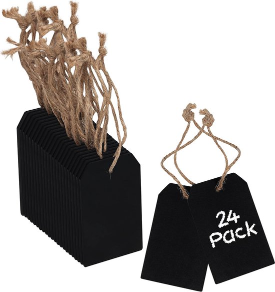 JJQHYC 2 stuks kleine krijtborden, houten bord voor buffet, bruiloft, tafelkaartjes, kaarthouder, memobord, menuborden, tafelkaarten, met standaard