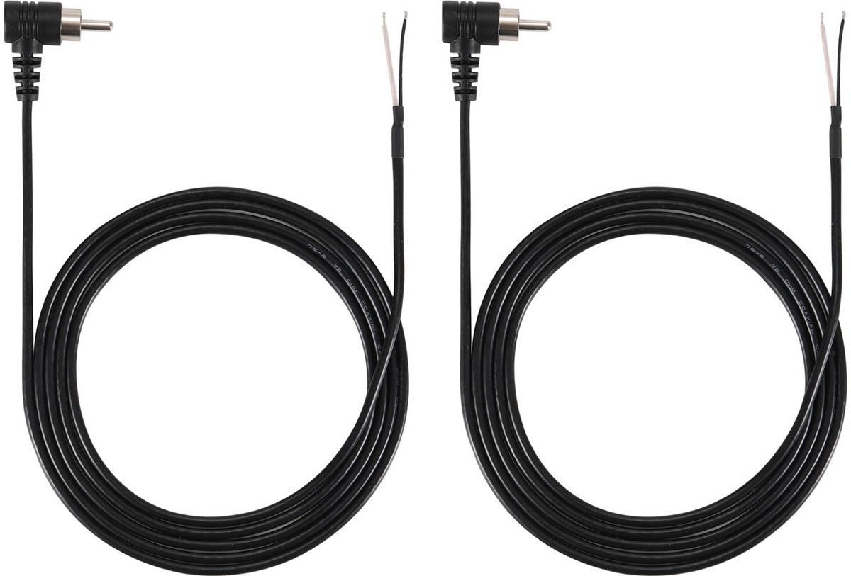 2x RCA Mannelijk naar Speakers Kabel - Audio Adapter Kabel met Open Uiteinde (1.5 Meter)