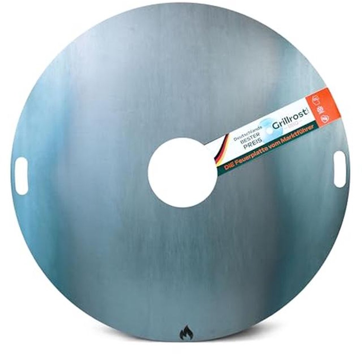 Vuurplaat 1 meter - 6 mm dik - Perfect voor BBQ en Grillplezier
