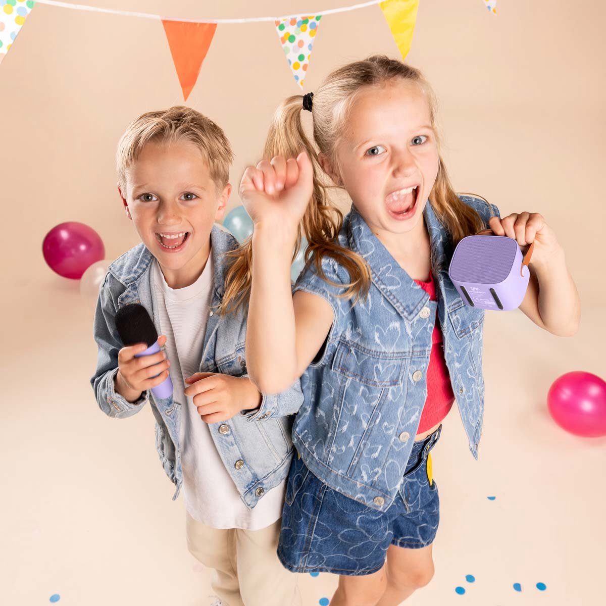 imoshion Karaoke Set - Met Bluetooth Speaker en Draadloze Microfoon - Karaokeset voor Volwassenen en Kinderen — afbeelding 3