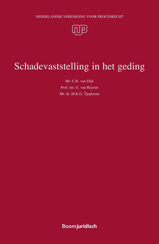 NVvP-reeks 44 - Schadevaststelling in het geding - cover