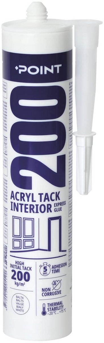 Extra Sterke Montage- en Acryllijm 300 ml - Watervast, Overshilderbaar, Extreem Snel