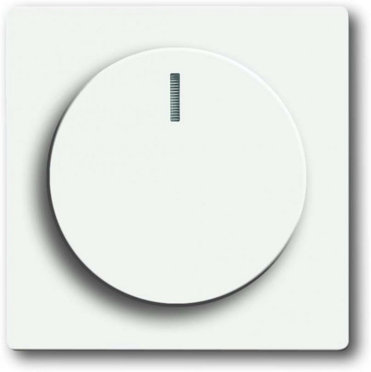 Centrale schijf dimmer draaiknop wit