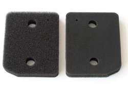 Tweedelige filterset Geschikt voor Miele 9164761 drogers en warmtepompdrogers, fijn/grof filter, afmetingen 207 x 157 x 30 mm, sponsfilter, filtermat.