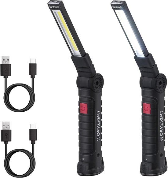 Verstelbare 360° LED-werklamp – 5W, Flexibele Zwanenhals, Magnetische Basis, Voor Werkplaats, Garage En Doe-het-zelf 5 miniatura