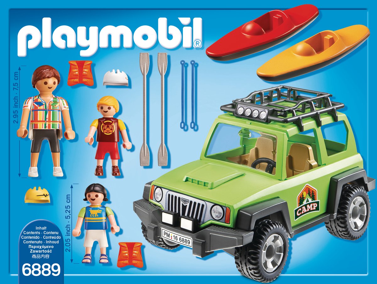 Playmobil Familieterreinwagen met kajaks - 6889 — afbeelding 5