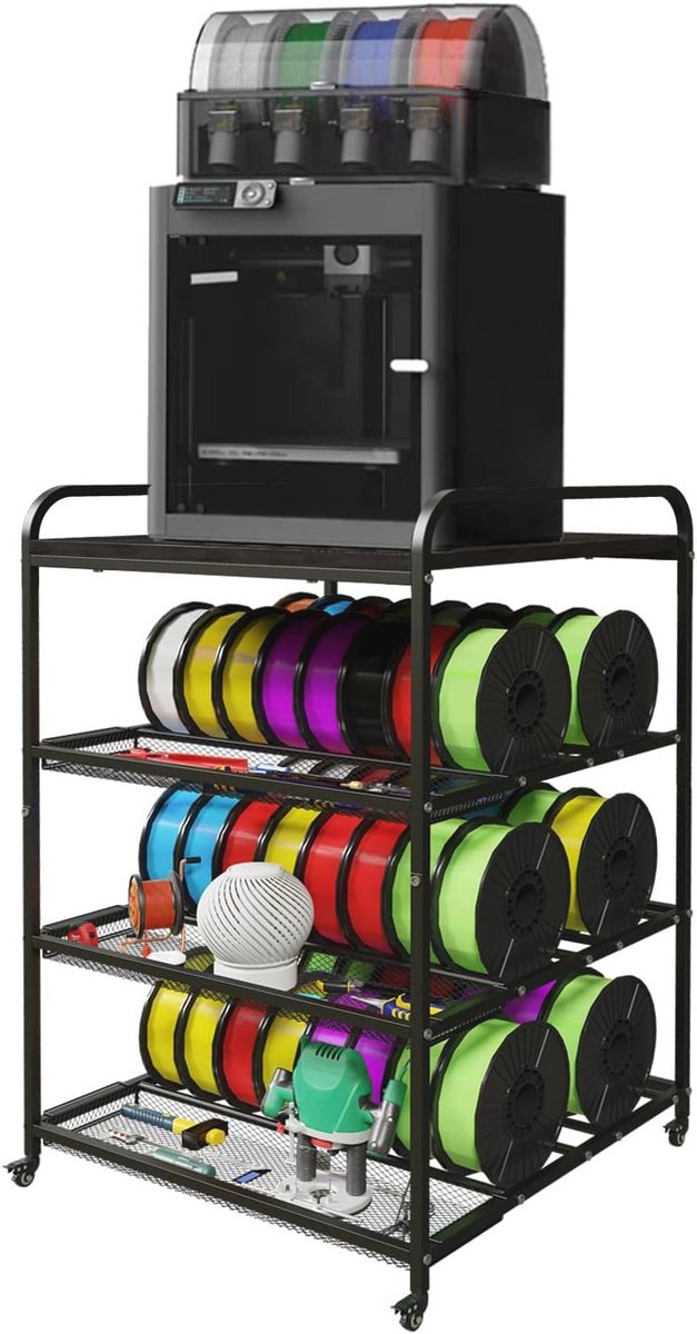 4 Tier 3D-printer tafelstandaard