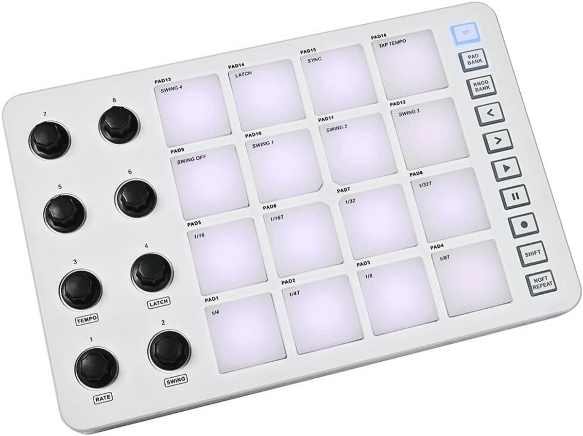 Midi Controller met USB-C en Draadloze Functionaliteit