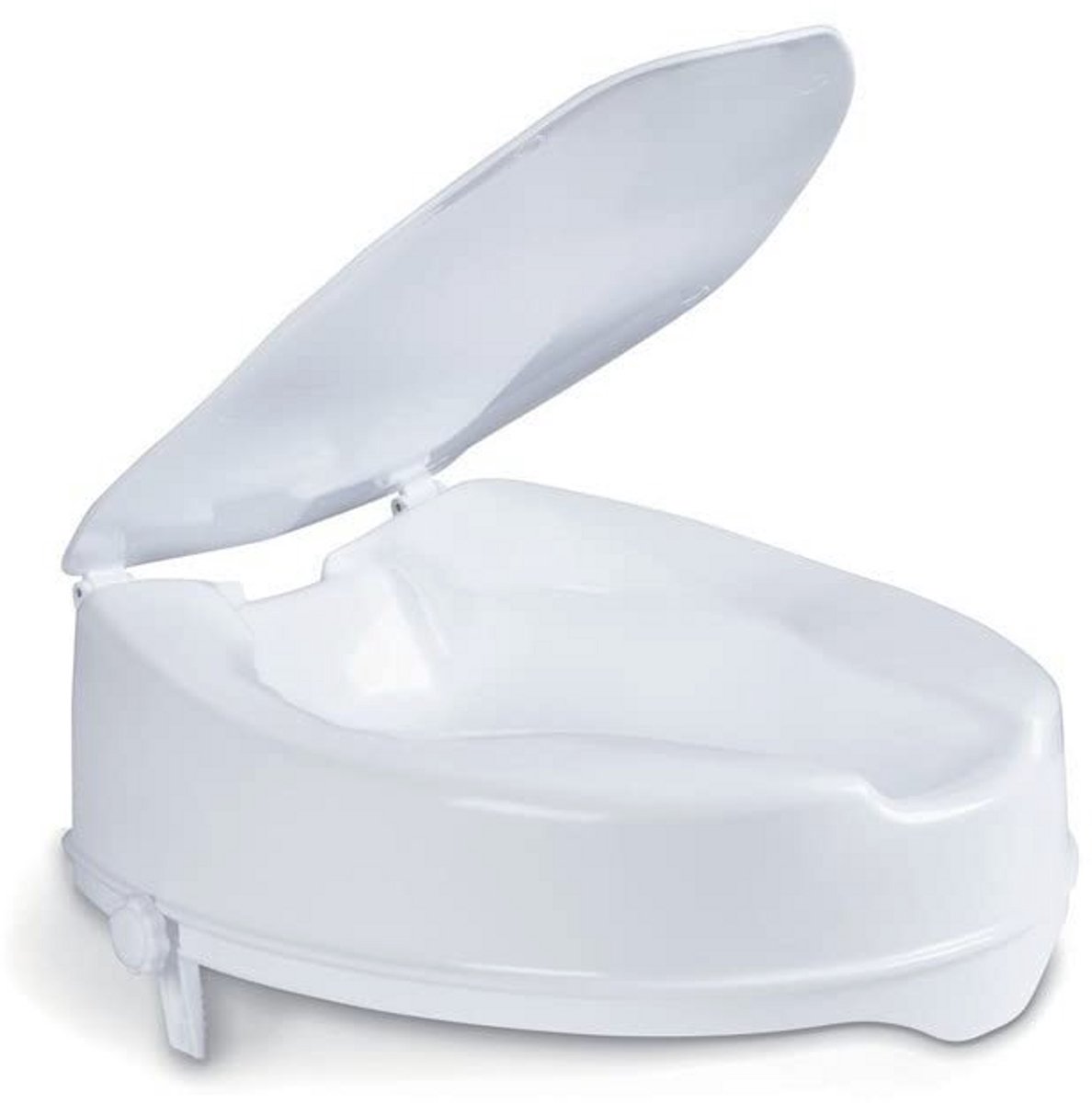Verhoogde toiletzitting 10 cm met deksel voor optimaal comfort