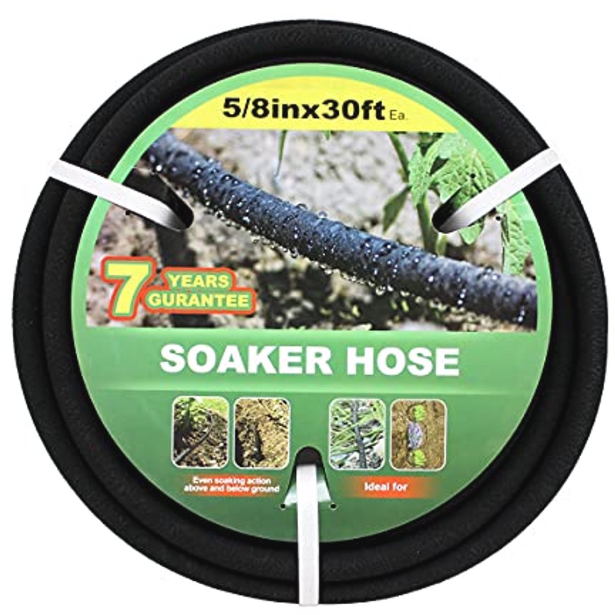 Soaker Hose 50ft - Waterbesparende Tuinslang voor Efficiënte Bewatering van Bloembedden