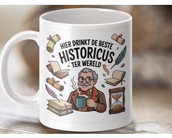 Mok Beste Historicus Ter Wereld, Geschiedenis Liefhebber Cadeau Idee, Vintage Stijl Mok, Historicus Mok, Grappige Historicus Mok voor Cadeau