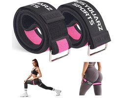 Verstelbare Booty Bands voor Weerstands Training - BFR Bands voor Bilspieren en Heupopbouw - 2 Stuks