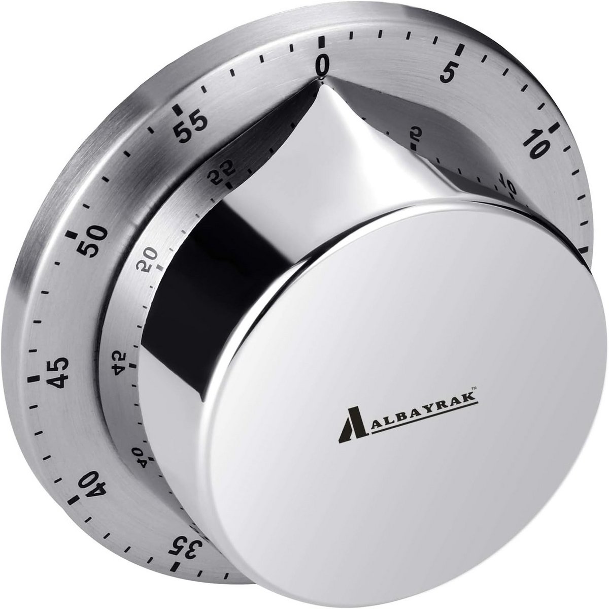 RVS Kookwekker met Alarm en Magnetische Achterkant - Mechanische Keukentimer