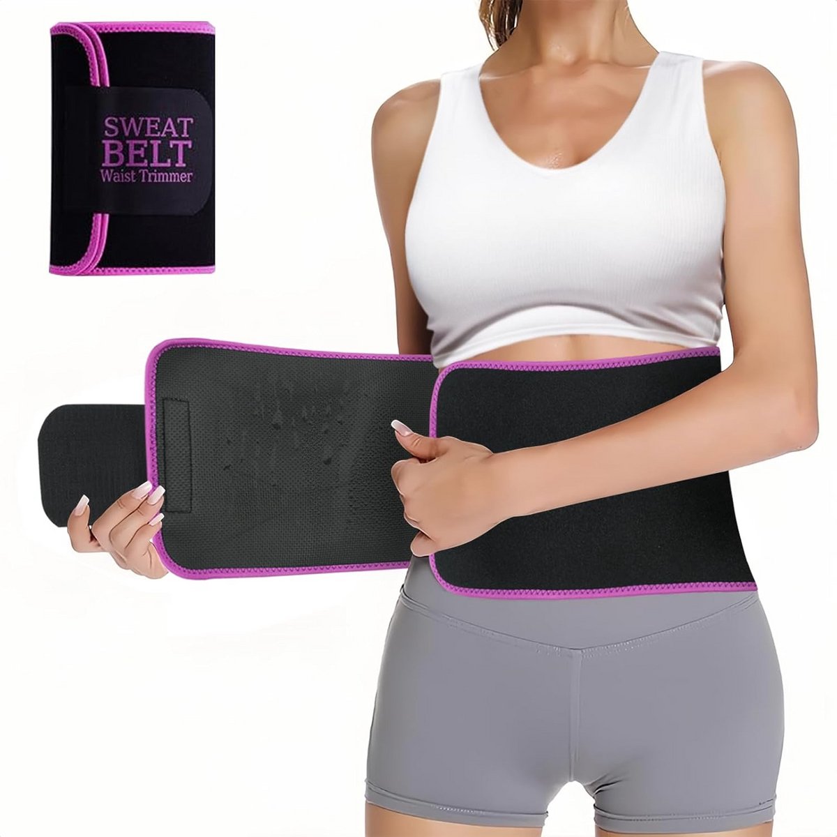 Verstelbare Fitness Buikriem Sauna Belt voor Taille Training en Vetverbranding