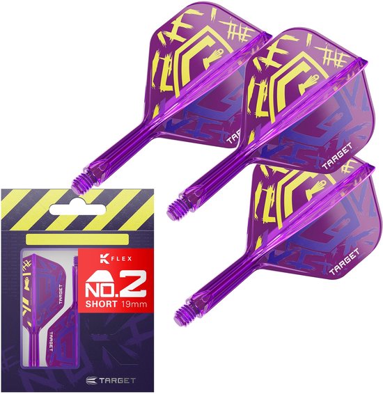 TARGET LUKE LITTLER WORLD CHAMPION K-FLEX NO2 FLIGHTS/SHAFTS SHORT van Target — afbeelding 2