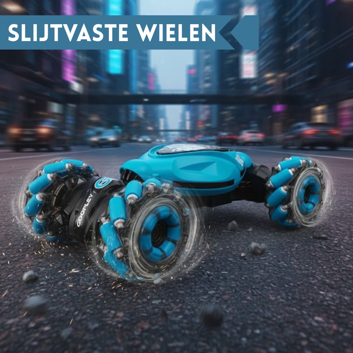 Bestuurbare Auto Stunt Editie – RC Auto - Met Hand Afstandsbestuurbare Auto – Radiografisch – Voor Jongens en Meisjes – Race Auto 360 Graden - Met Extra Accu — afbeelding 6