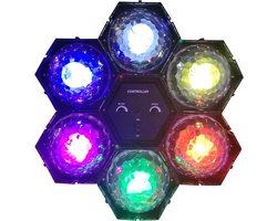6-Kanaals LED Lichtorgel met Discolamp Effect en Muziekgestuurde Dansvloerverlichting
