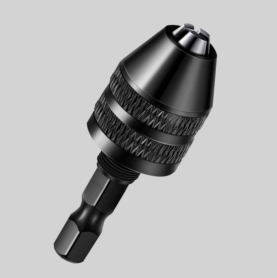 3 stuks 1/4-inch zeskantschacht sleutelloze boorkop snelwisseladapter