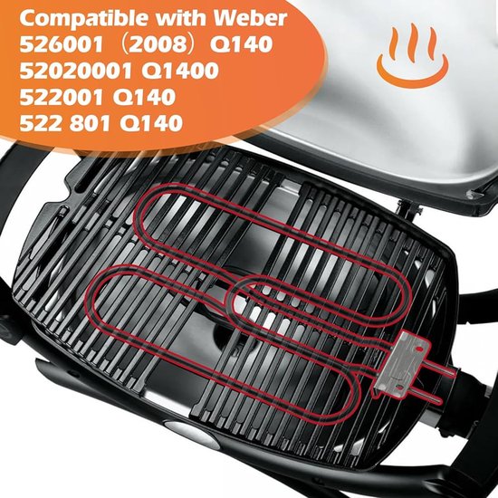 Elektrische Heizspirale Für Räucherofen 2000 W, Heizschlange Mit Temperaturregler Na281