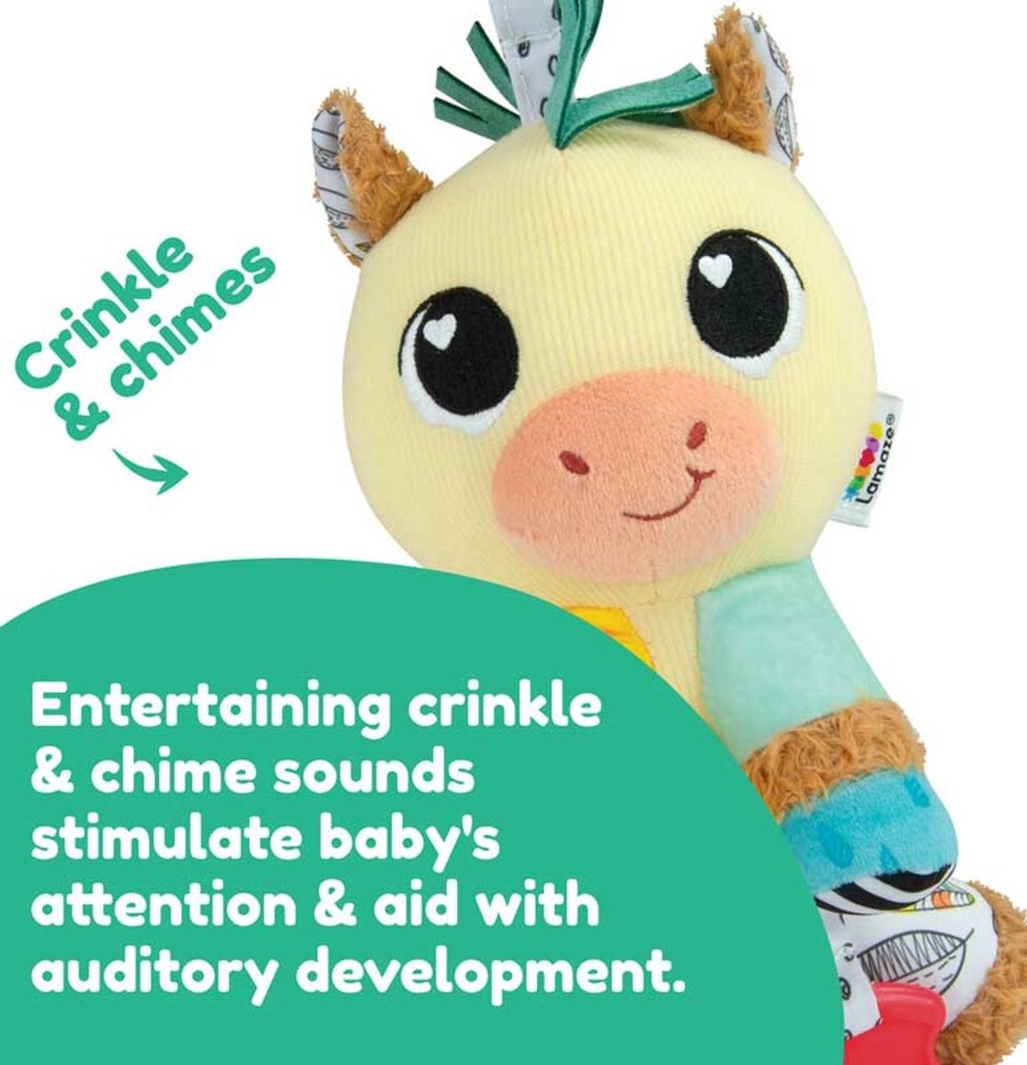 Lamaze Carson het Trekpaard - Educatief babyspeelgoed - Spelen en ontdekken - Knuffel — afbeelding 6