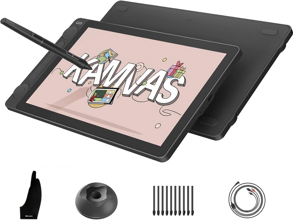 13.3 inch Tekentablet Full Gelaagd met 99% sRGB en Anti-Glare Glas