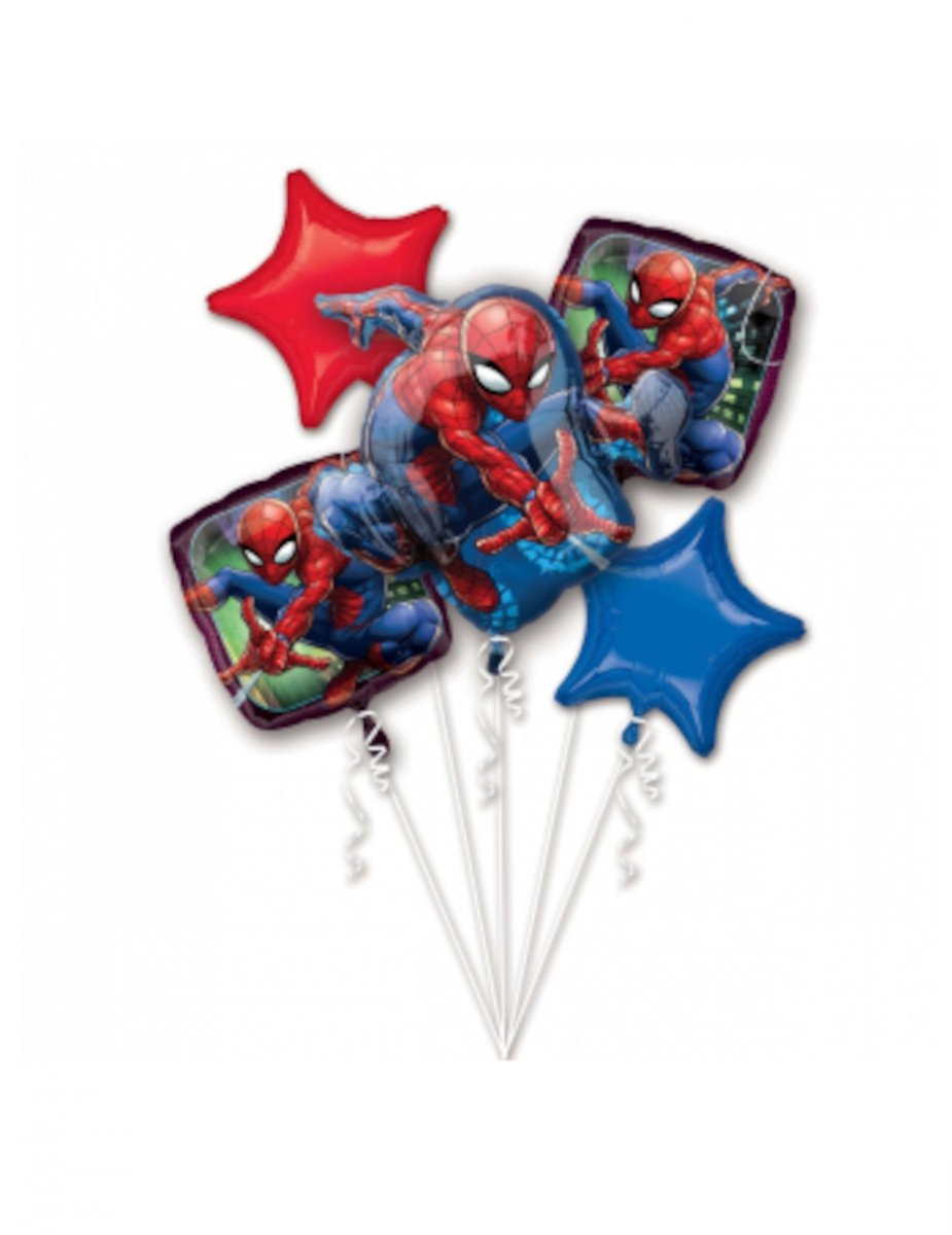 RIETHMULLER - 5 Spiderman folieballonnen