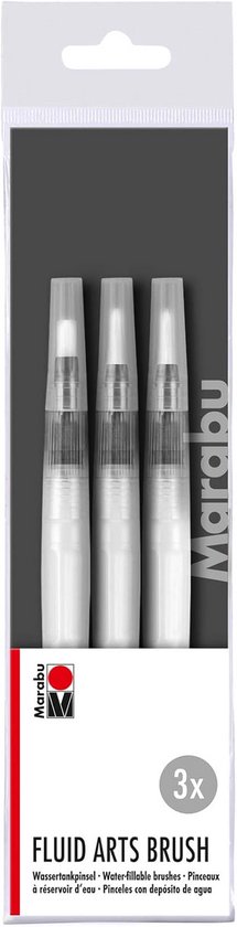 Abeillo 6 stuks aquarel penselen pen set, 3 stuks puntpunt en Abeillo 6 stuks aquarel penselen pen set, 3 stuks puntpunt en