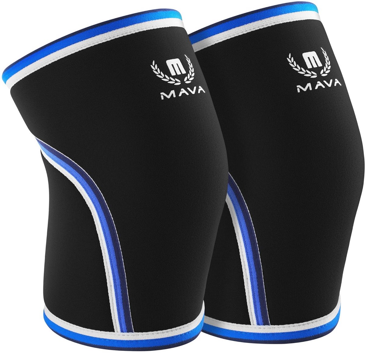 Neopreen Kniebrace voor Sport en Fitness - 7 mm, Ondersteuning bij Gewichtheffen, Squats en Krachttraining - Uniseks, Zwart, Maat S