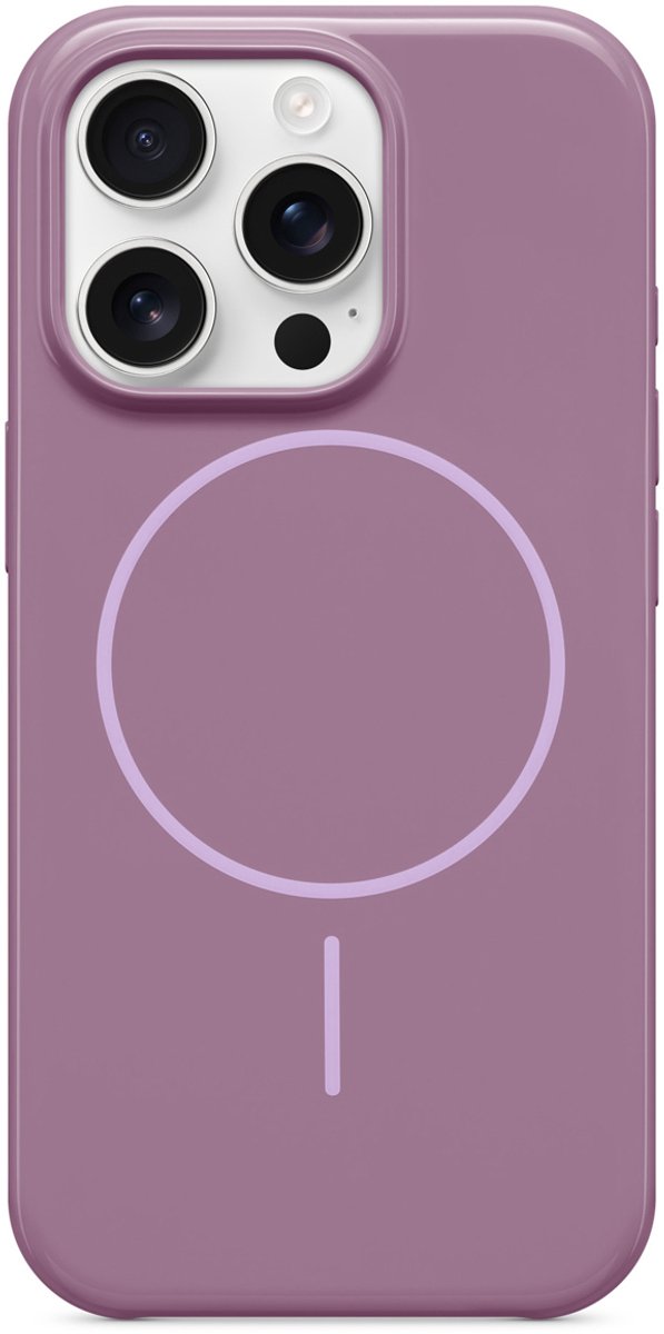 Apple Beats - siliconen hoesje - MagSafe - iPhone 16 Pro - Purperpaars