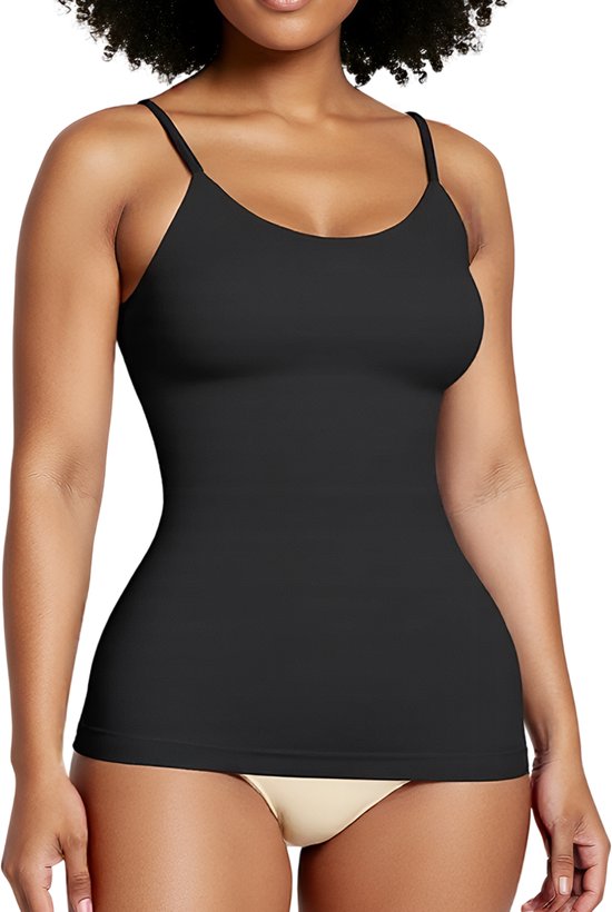 Haut Shapewear correcteur femme - Mouwloos - Zwart - Taille XXL - Sans coutures - Body correcteur - Haut invisible - Sous Sous-vêtements correcteurs femme - Haut Shapewear - Débardeur femme - Haut femme