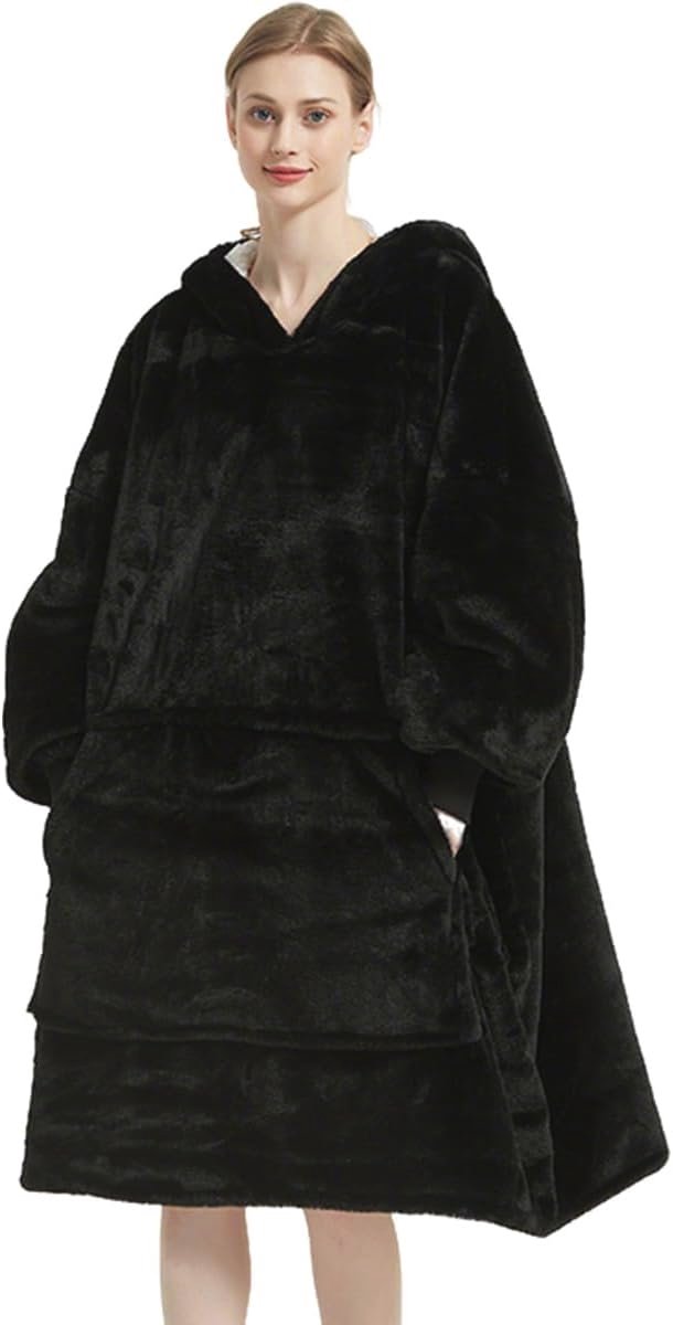 Oversized Tv-deken met Mouwen en Voetenzak - Comfortable en Warm