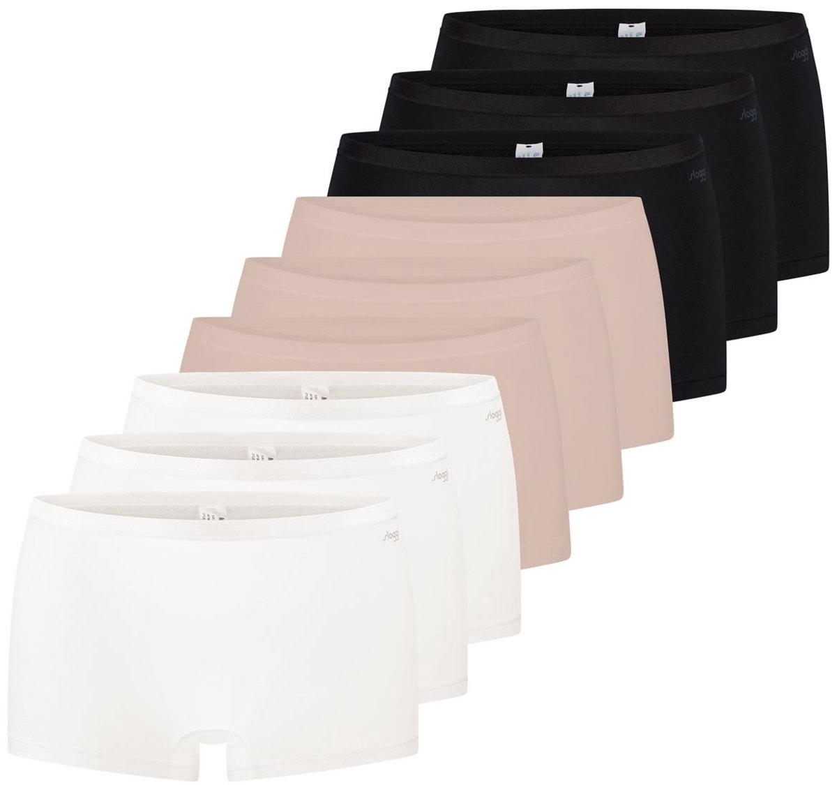sloggi Dames shorts slip 9 pack GO Daily Cotton