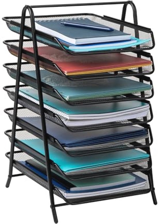 24 vakken, documentenlade, bureau-organizer, literatuur, bestandsrek, postvak, houder, vak, magazijn, opslag, lade voor kantoor, thuis, school, met handschoenen, modern, rechthoekig, wit