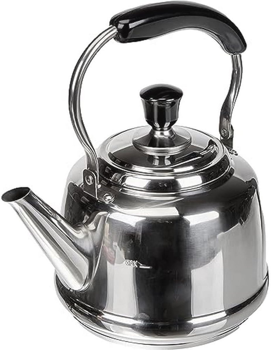 Roestvrijstalen Waterketel 2,5 Liter - 18 cm Hoogte