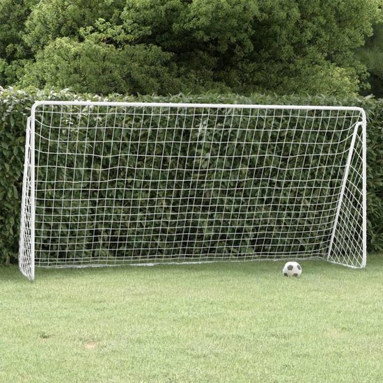 Voetbalgoal 300x200 cm wit - voetbaldoel kopen? Voordelig bij