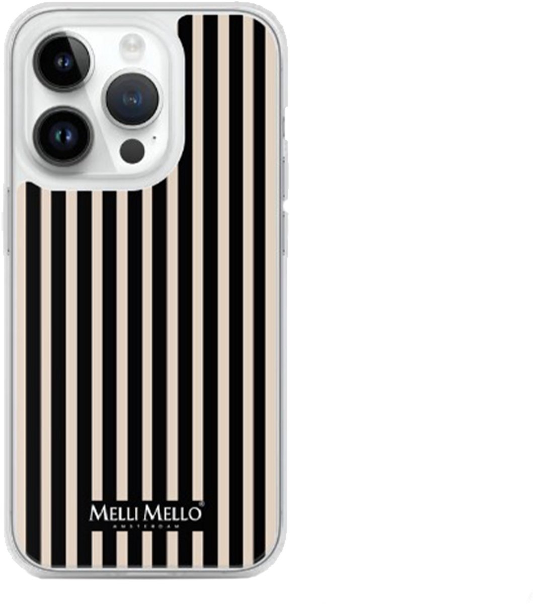 Melli Mello Telefoonhoesje Midnight Lines (Soft case) - Apple iPhone 14 Pro
