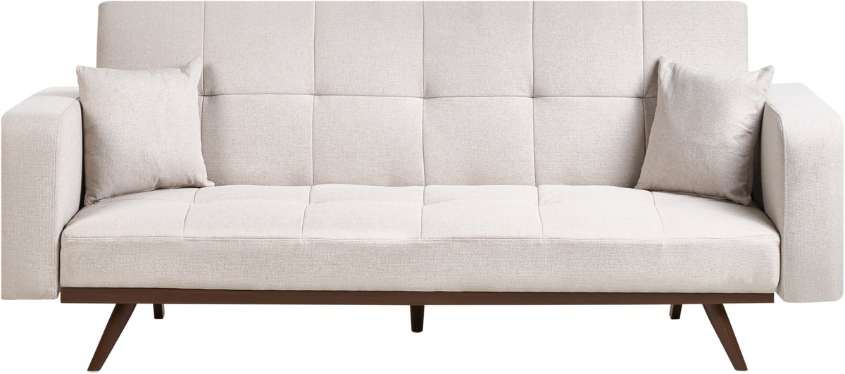 HJULBY - Driezitsbank - Lichtbeige - Polyester