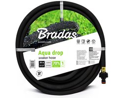 Bradas AQUA-DROP Druppelslang Set – 1/2" (13 mm) × 30 m – Inclusief Snelkoppelingen – Waterbesparend