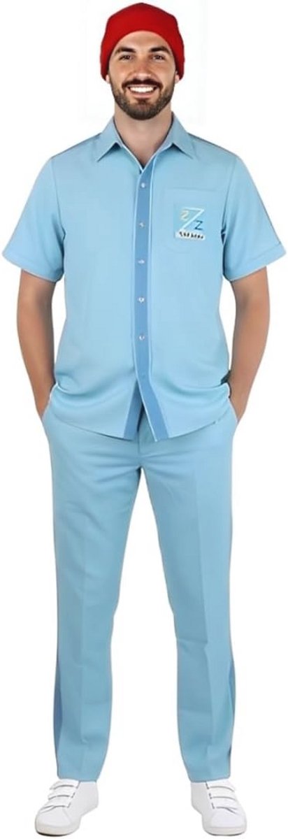 Life Aquatic Kostuum voor Volwassenen - Halloween Outfit (XL) - Blauw