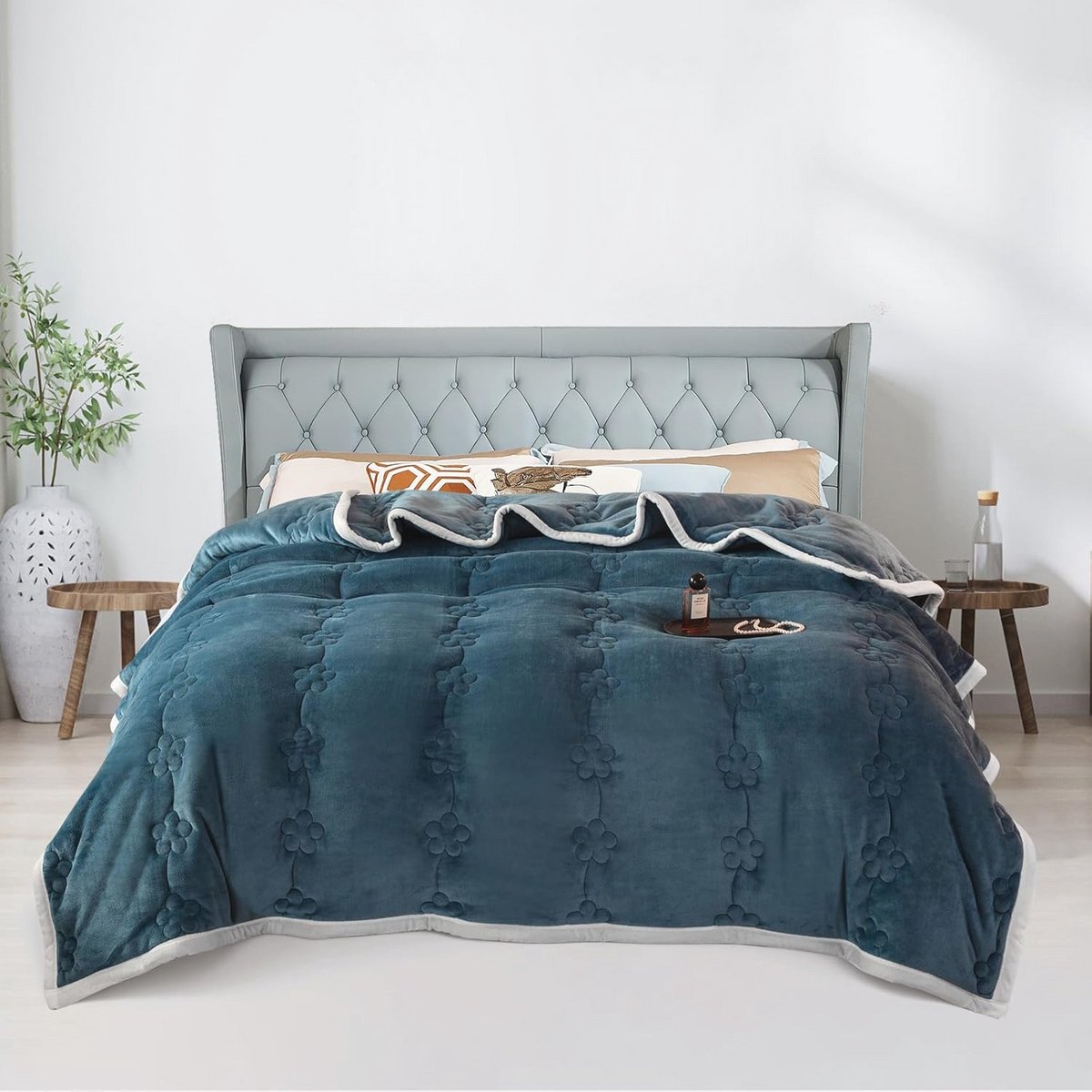 Fluffy Fleece Deken voor Slaapbanken en Fauteuils - 200 x 230 cm, Dikke en Zachte Pluche Dekens voor Winter en Herfst