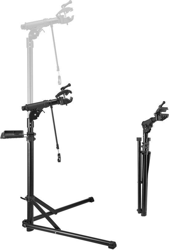 VEVOR Fietsreparatiestandaard 38,56 Kg Fietsmontagestandaard met Gereedschapsbak