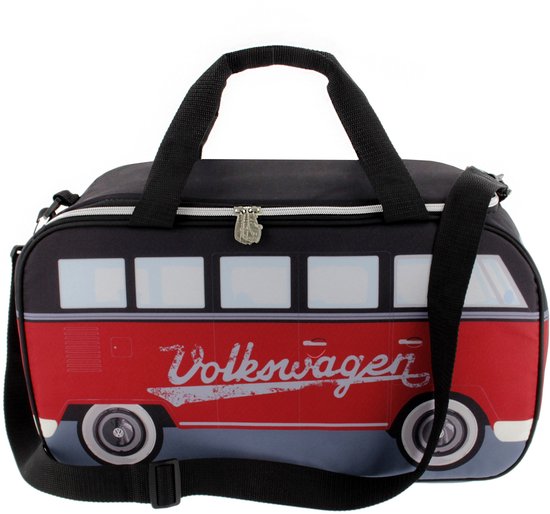 Volkswagen T1 Bus Koeltas - 25 Liter - Rood/Zwart van Volkswagen — afbeelding 2