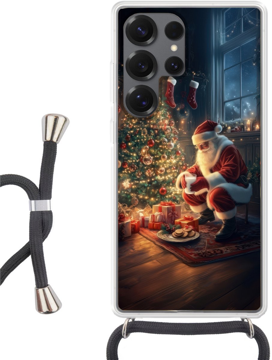 Kerstman - Haard - Donker