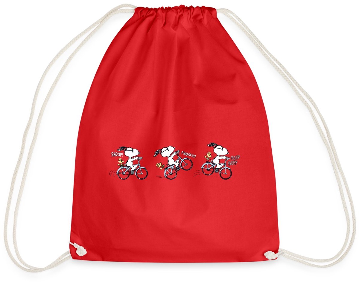 Peanuts Snoopy Fiets Gymtas
